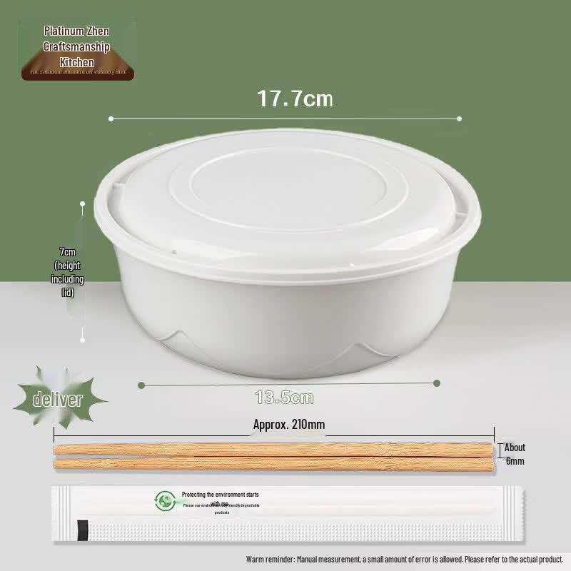 Rice Husk Microwavable Disposable Bowls