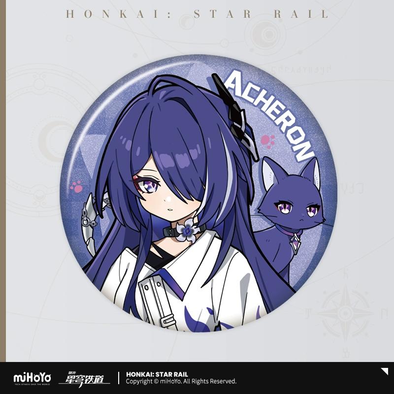

Sunsyea Honkai Star Rail Официальный мерч miHoYo Оригинальный Аутентичный Серия XBDMM 3 Акриловый Стенд Значки Карты Брелок Ахерон