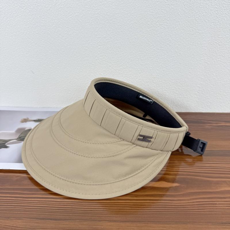 Adjustable Quick Drying Sun Protection Hat for Women Summer UV Resistant Empty Top Hat Outdoor Large Eave Sun Protection Hat