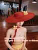 202508-bbao Ins Chic Faux Linen Diy Vintage Style Bride Solid Classic Sun Hat Women Leisure Cap