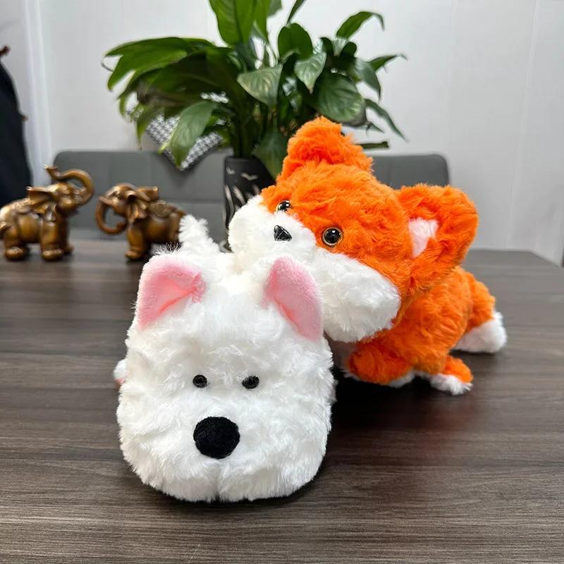 18cm Transform Plush Toy Cute Fox Dog Shark Bee Tortoise Flip Over Soft Stuffed Doll Pillow Home Decor Birthday Gift