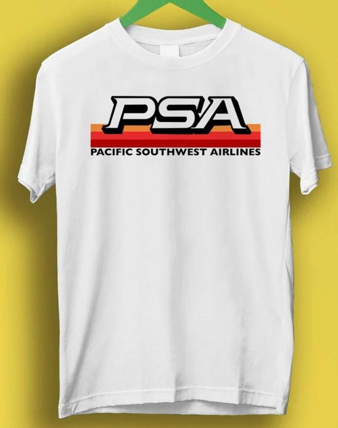 New T-Shirt Pacific Southwest Airlines PSA Super Cool Hipster Fashion Best Gift 2XL