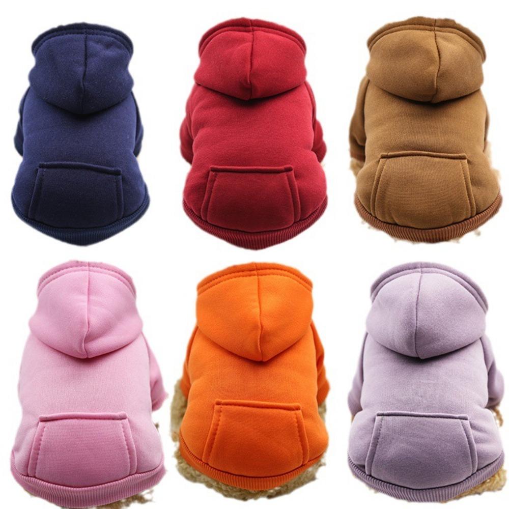 Autumn and winter dog fleece sweater trendy brand two feet sports wind pet dog dog cat clothes outdoor products