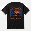 Legende von Sleepy Hollow Kopfloser Reiter Vintage Stempelkunst Gruseliges Unisex-T-Shirt