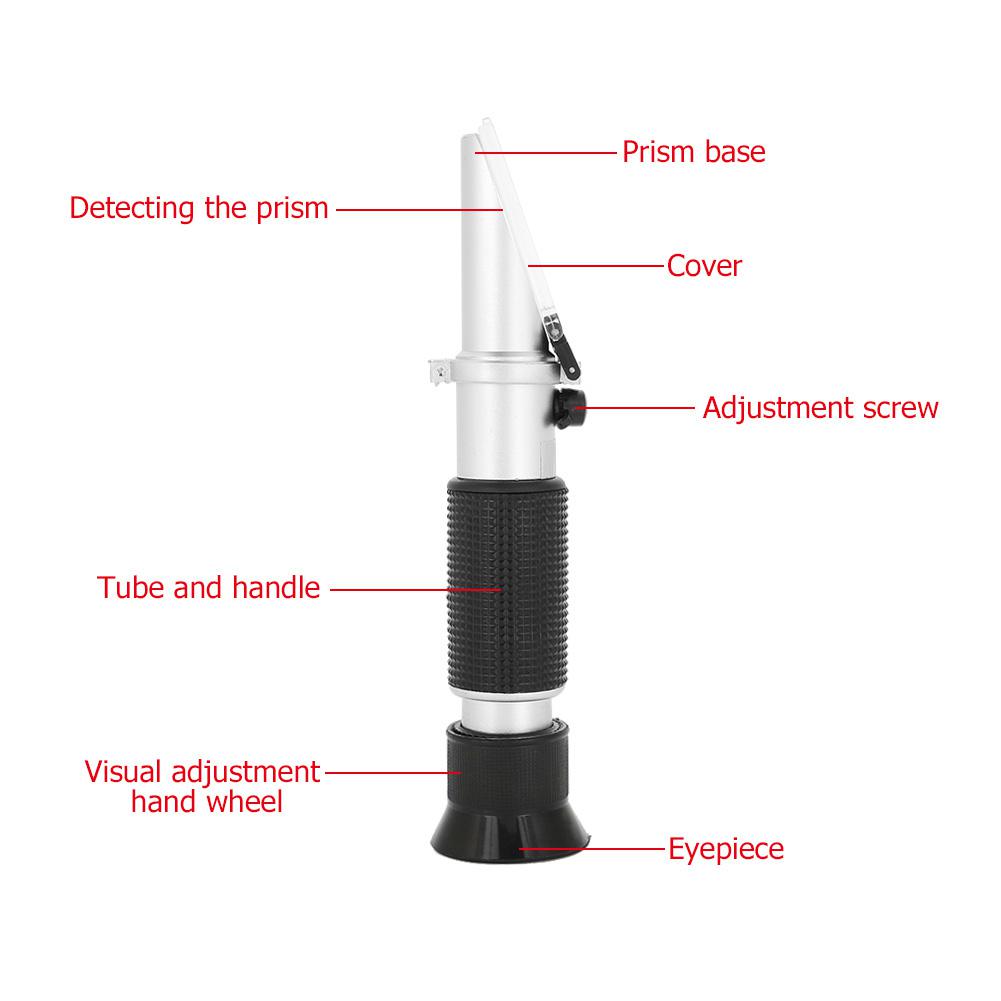 1.000-1.130 Wort Specific Gravity Refractometer Beer Fruit Juice Wine Sugar Test