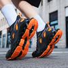 Fashion Shoes Men Blade Running Shoes for Men Flame Design Sneakers Shock Absorption Jogging Sports Walking Shoes Male Footwear
