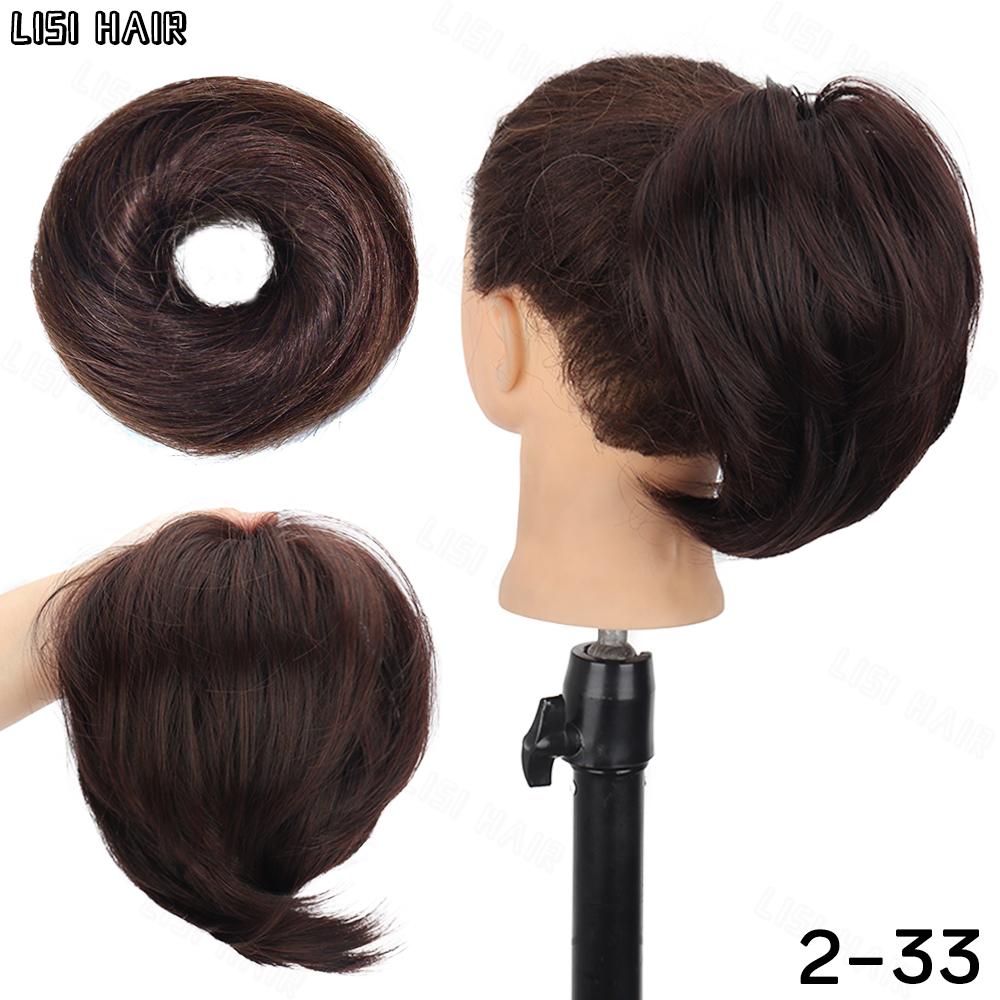 

MERISIHAIR Синтетические пучки волос Шиньон Пончик Прямой хвост Обёрточная бумага Пучок Наращивание волос Короткий шиньон Натуральный натуральный для женщин 20cm