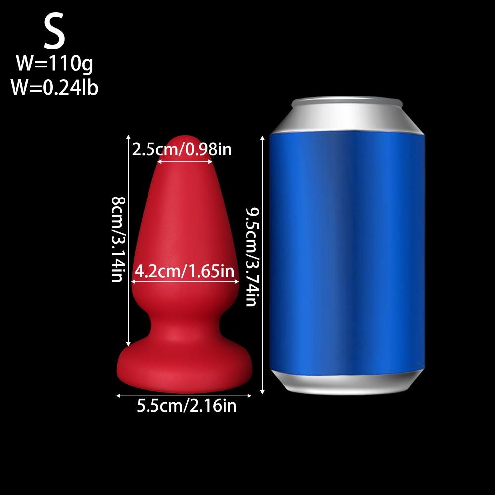 Ultra Soft Large Anal Plug Wearable Outdoor SM Toy for Adults
