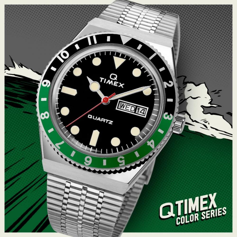 TIMEX Uhr TIMEX Q TW2U60900 Herren Silber