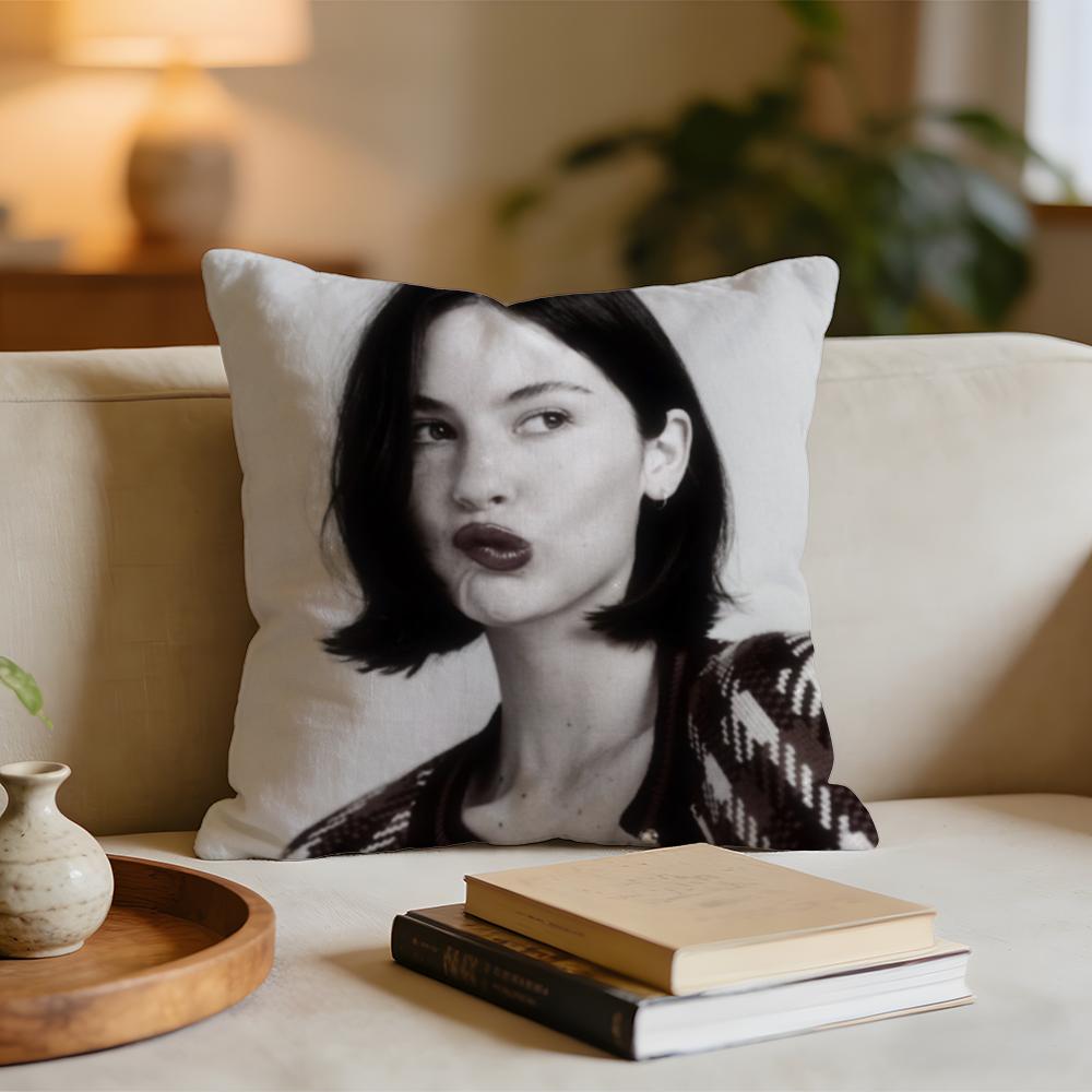 Singer GGracie Abrams Cushion Cover Short plush pillowcase for bed sofa carwashable