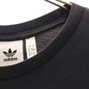 Adidas Trefoil Logo Aufdruck Kurzarm T-Shirt O schwarz Herren Gebraucht