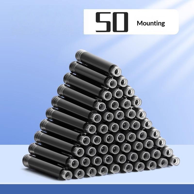 

50/100Pcs High Capacity Smooth Install Clean No Pump Direct Ink Box Tube Storage Easy Storage 3 Colors For Students Teacher A8