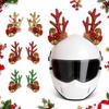 3D Motorcycle Helmet Decoration Creative Motorcycle Helmet Antlers Helmet Accessories