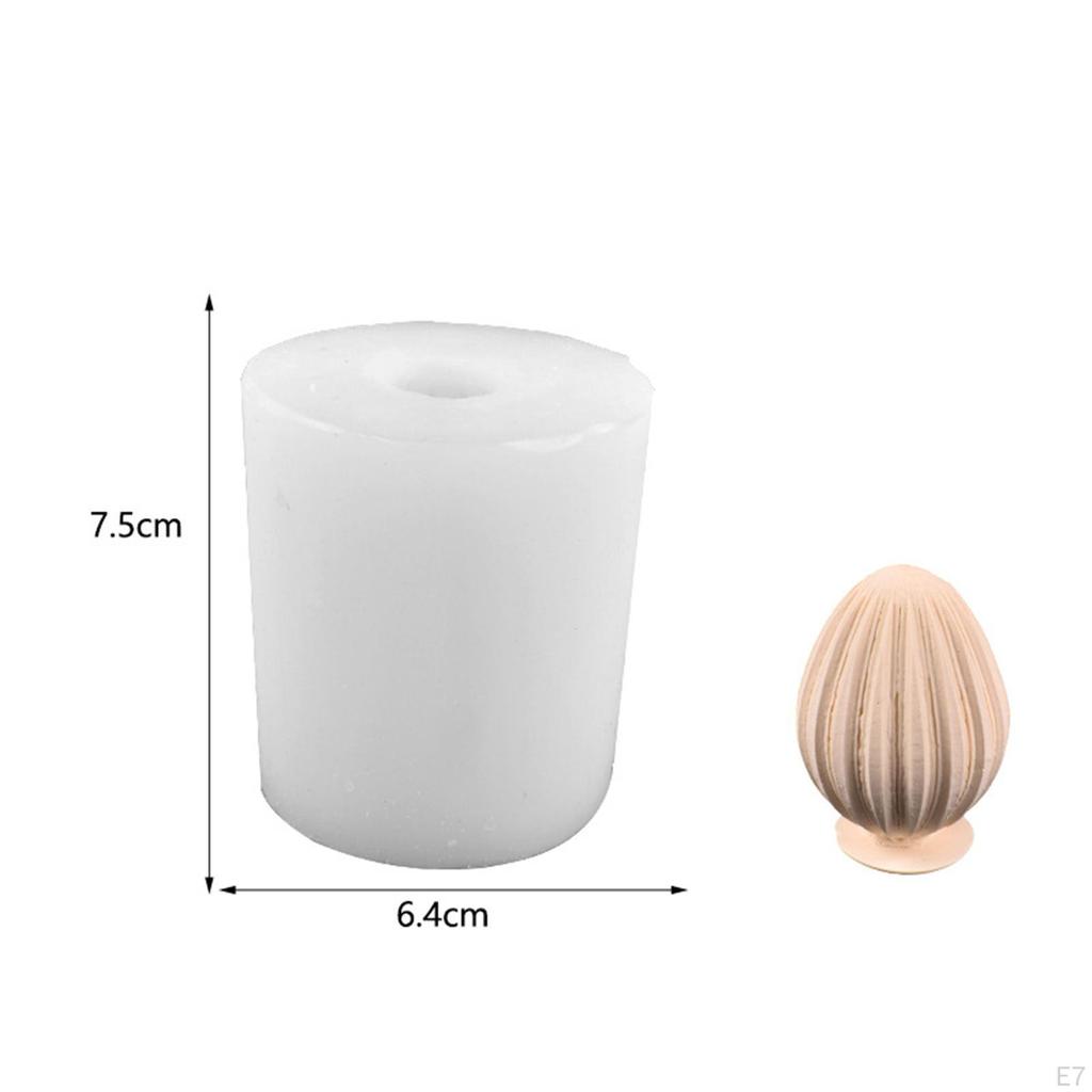 3D Easter Eggs Casting DIY Figurine Handmade Accessories Decoration Art Crafts Reusable Silicone