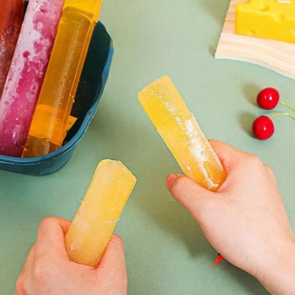 50/100 Stück Lebensmittelgeeignetes PE-Material Eis am Stiel Formbeutel DIY Eis am Stiel Beutel Hausgemachtes Eis am Stiel