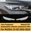 pdxan8 Car Interior Coverage Stickers Trim Bright Repair Membrane Protective TPU Film For Mazda CX-50 2022 2023 2024 CX50 Sticker