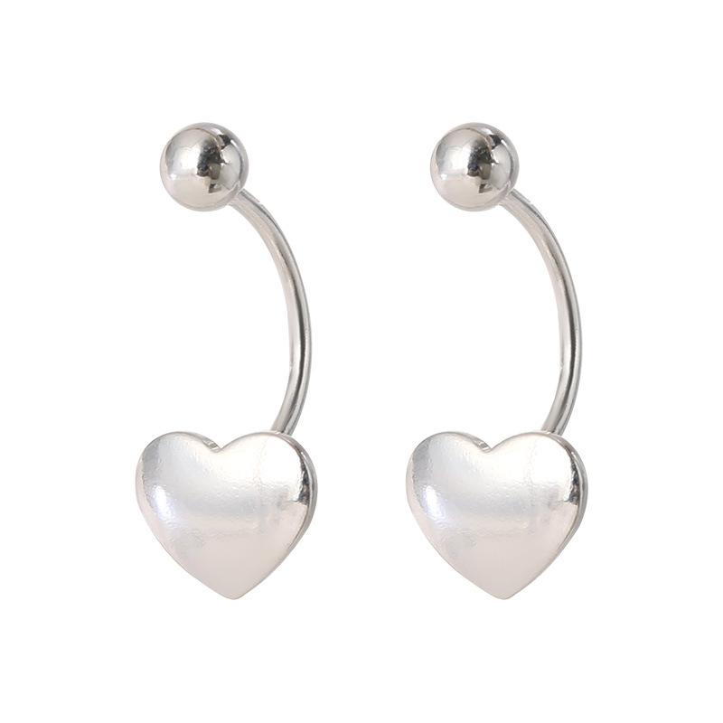 

Серьги Новая Европа и Соединенные Штаты Забавное Сердце Пирсинг Пупка Ювелирные Изделия Женские Серьги-Крючки Любовь Серьги с Винтовым Замком