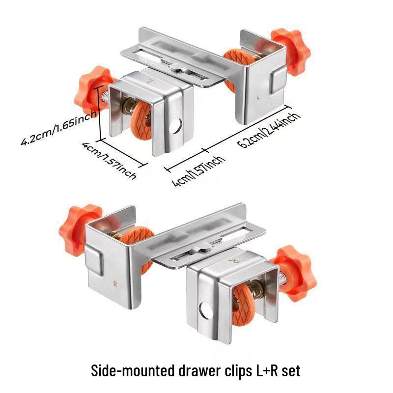 Stainless Steel Drawer Clamp Fixer: Quick Installation and Positioning Tool