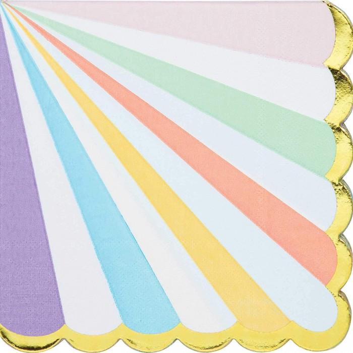 Creative Party Scalloped Napkins (Pack of 16)