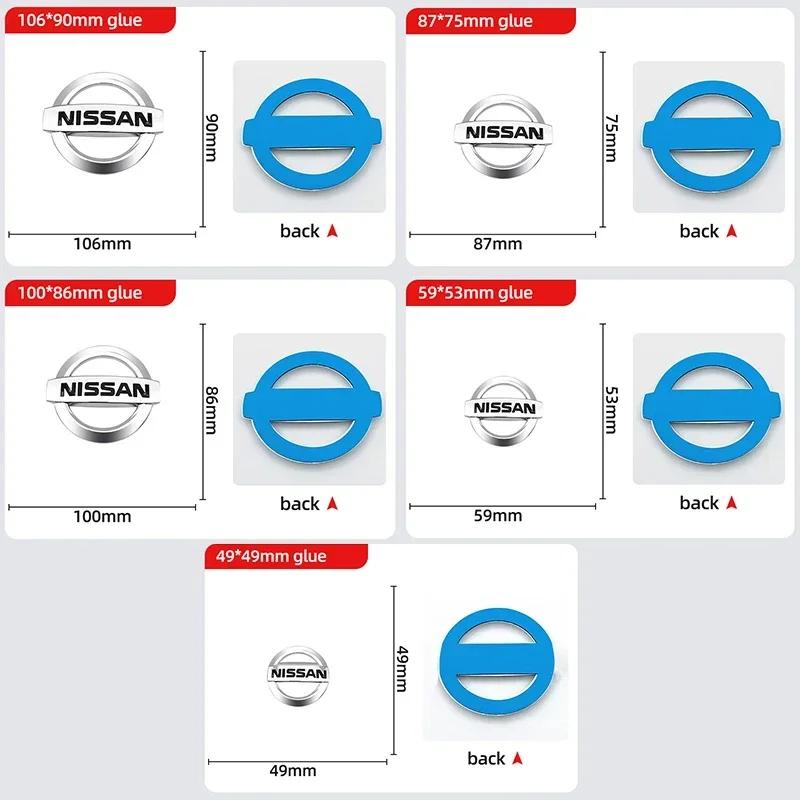 Auto Frontgrill Heckklappe Emblem Logo Aufkleber Lenkrad Abzeichen Für Nissan Juke Leaf Micra Altima Maxima Patrol Sentra Teana