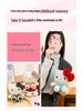 2026 Cartoon Cute KT Cat Doll: Eight-Inch Plush Toy for Children's Birthdays and Claw Machines.