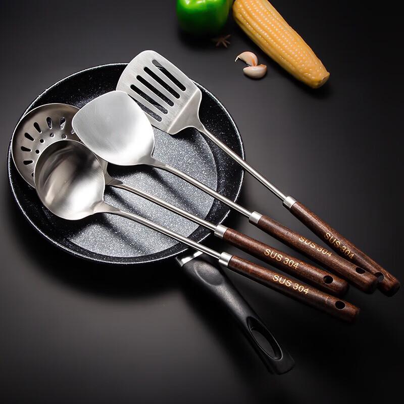 Shangheng Stainless Steel Wooden Handle Soup Ladle