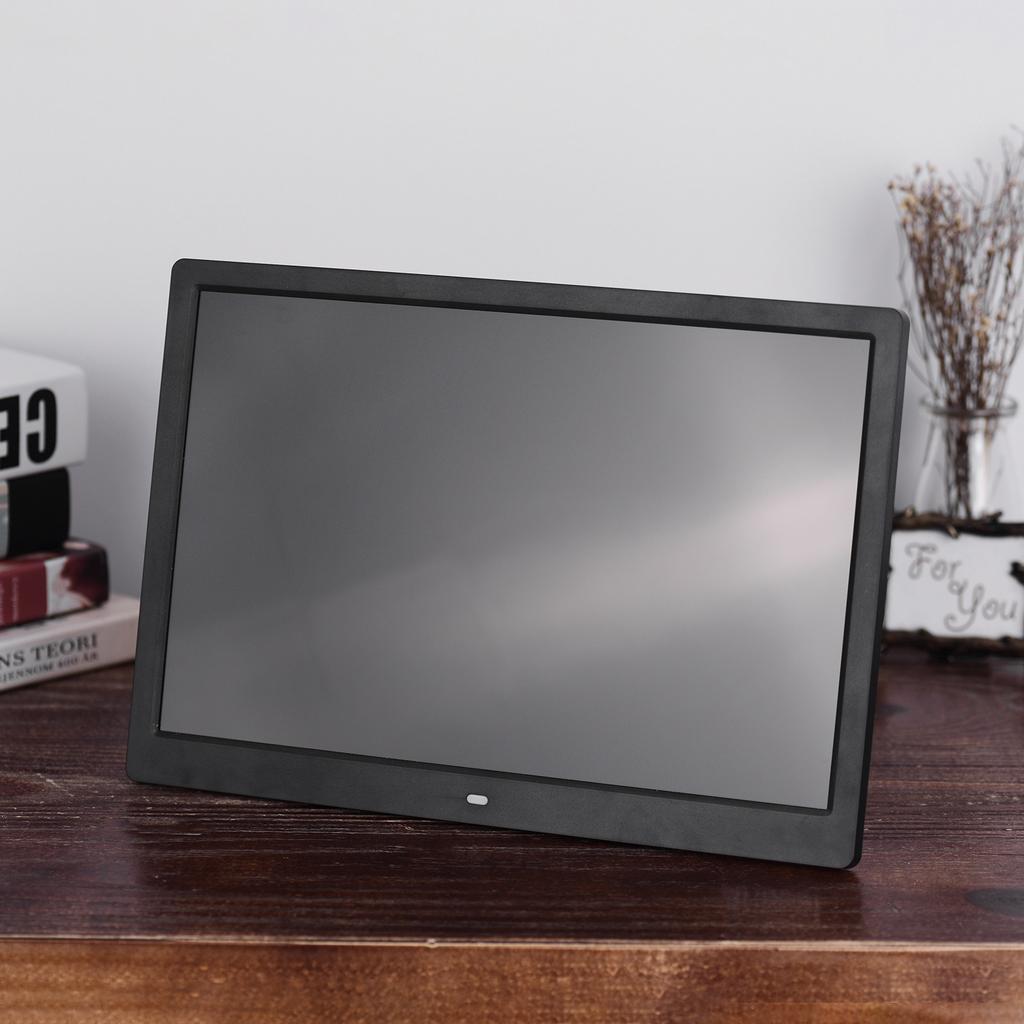 15.4 Inch 1280 * 800 Resolution LED Digital Picture Photo Frame Photo Album 1080P HD Video Playing with Remote Control