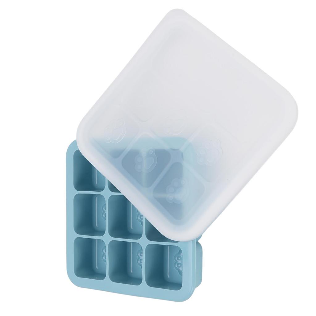 Silicone   Tray Multipurpose Flexible Easy Release Baby Food   Tray for Home Kitchen