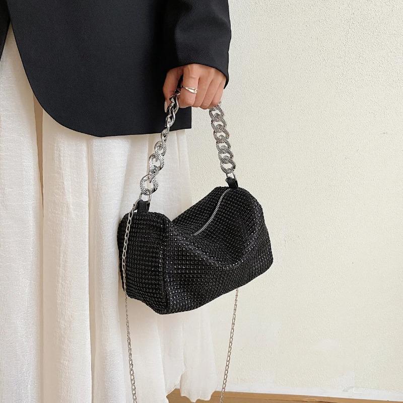 Neue Taschen Beliebte Koreanische Version Handtaschen Modetrend Heller Diamant Messenger Nische Lässig