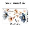 Retro PVC Wall Stickers Self-adhesive Waterproof 3D Lotus Flower Stickers Marble Vinyl Film Home Decor