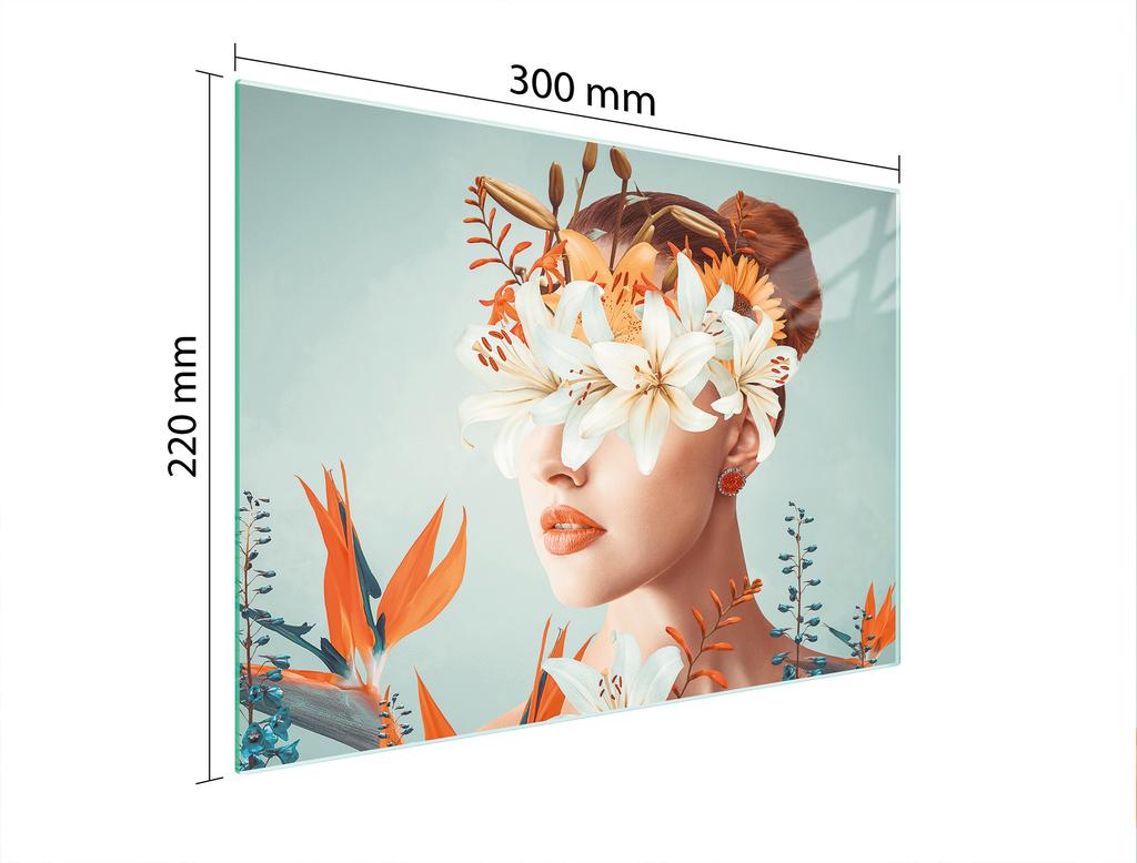 SZKLANA DESKA DO KROEJNIA 30x22 KOBIETA