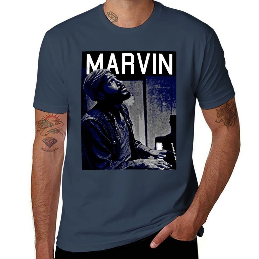 Marvin Gaye Tribute Tshirt Daily Casual Short Sleeve Tee Shirt Tshirt