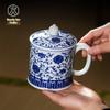 Jingdezhen Hand-painted Blue & White Ceramic Tea Cup