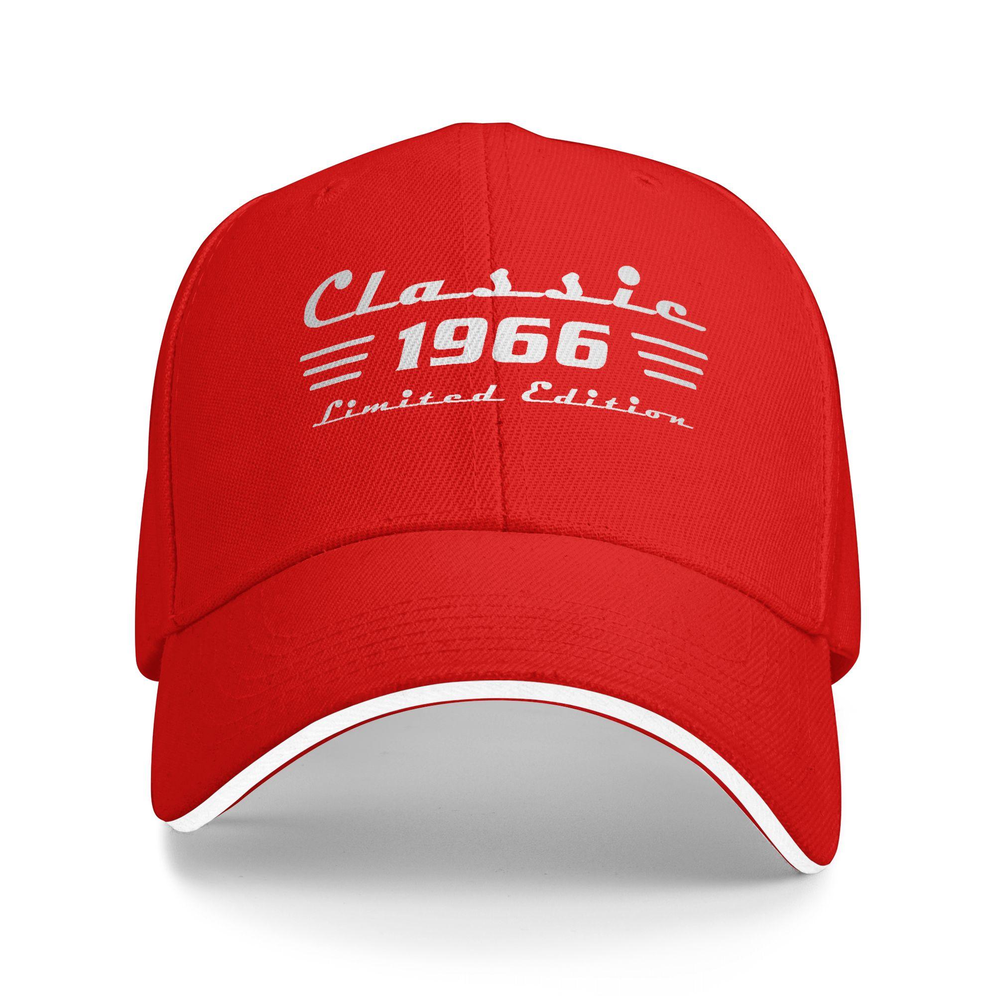 Classic 60 Birthday Decorations 1966 60th Birthday Baseball Cap  Trendy Couple Women Baseball Caps Birthday Present One Size