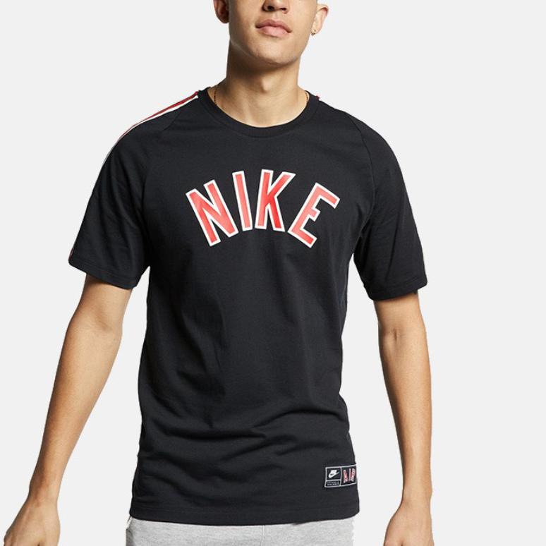 Nike Casual Sport Round Neck T-Shirt Men Tops Black AR5179-010