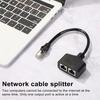 Розгалужувач Ethernet-кабелю RJ45 Високошвидкісний Легке встановлення Широка сумісність Мережевий адаптер Подовжувач порту Інтернету