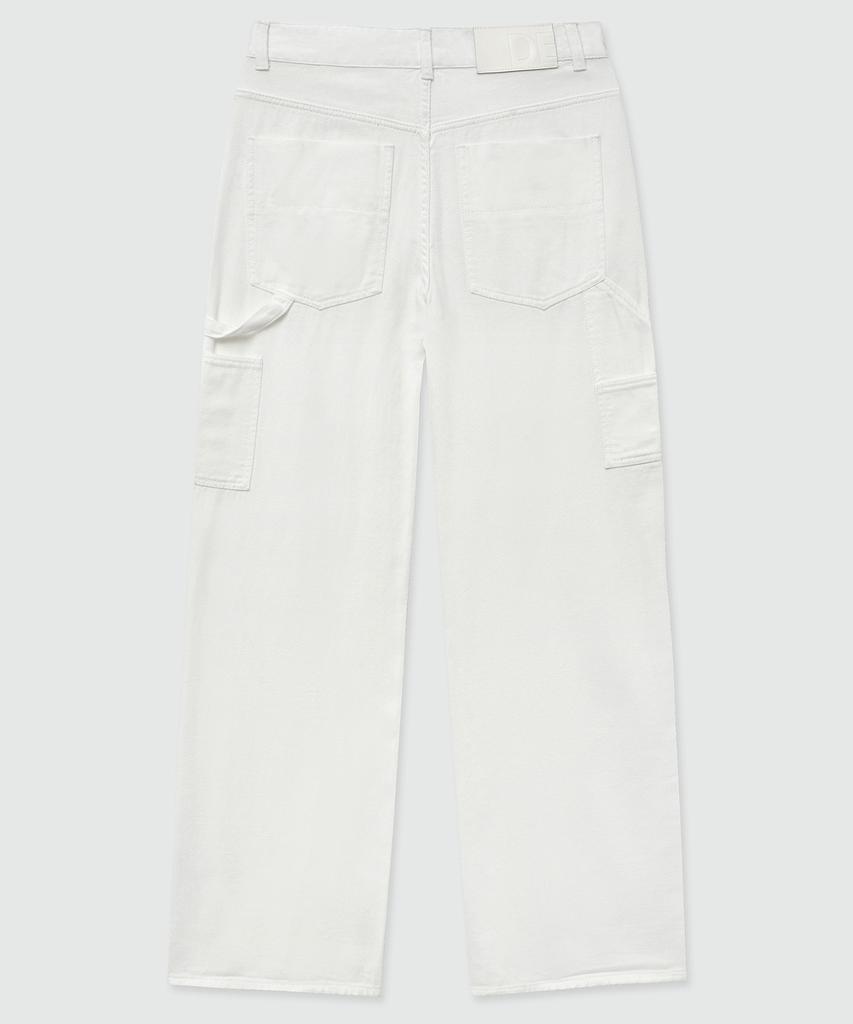 DECET [Summer Linen-Like] Linenlike Carpenter Jeans Dcpt040Ivory