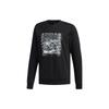 Neo Sweatshirts Men's Black Crew Neck Moderate Regular EI4509