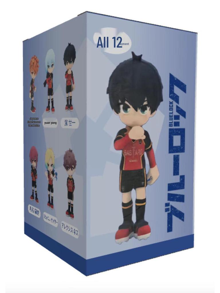 Blue Lock Q Version Nendoroid Blind Box Featuring Bachira, Chigiri, and Nagi Figures