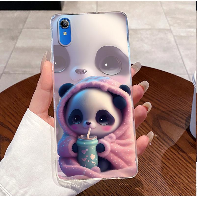 Case For Vivo Y91C / Y1S / Vivo 2015 / 1820 Luxury Cute Love Rabbit Funny Pattern Casing Ultra Thin Slim Clear Soft Phone Case