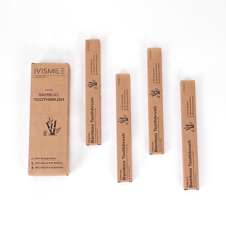 Hot Sell 100 % Natural Bamboo Soft Eco-friendly Bamboo Toothbrush Hotel Disposable Toothbrush with Toothpaste