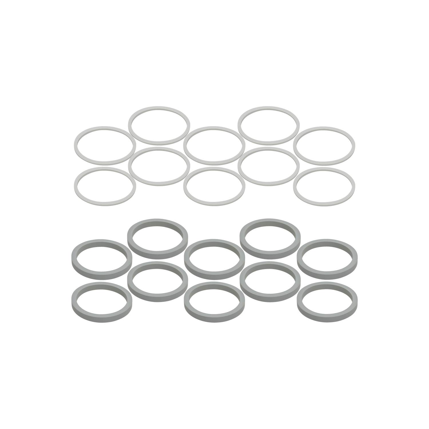 

Gaona Kore Eeyan Toilet Flush Pipe Gaskets for Water Leak Repair, Drain Pipes, 38mm Outer Diameter, Corner-Mounted Low Tank, GA-NE012, Pack of 10