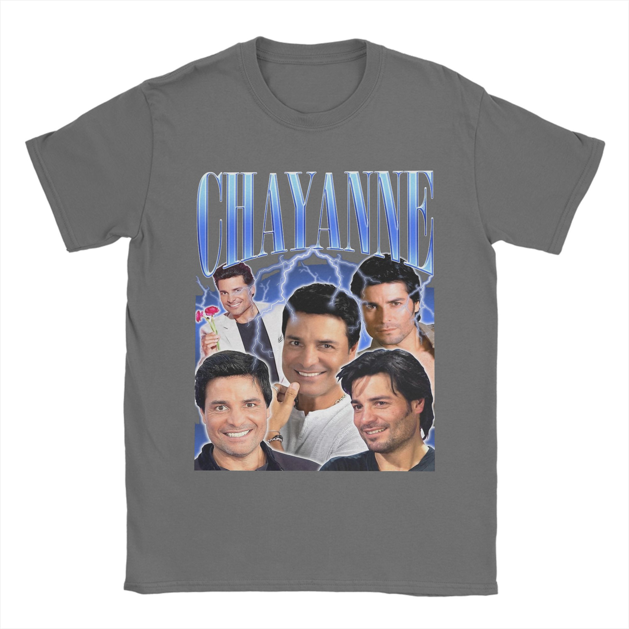 

Funny Chayanne Vintage Retro Design TShirts Unisex Women O Neck Cotton T Shirt Short Sleeve Tees Printed Tops M