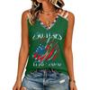 Womens V Neck Casual Short Sleeve Top with 250 Years 1776 2026 Letter Print Loose Fit Lightweight T Shirt for Summer Daily Wear