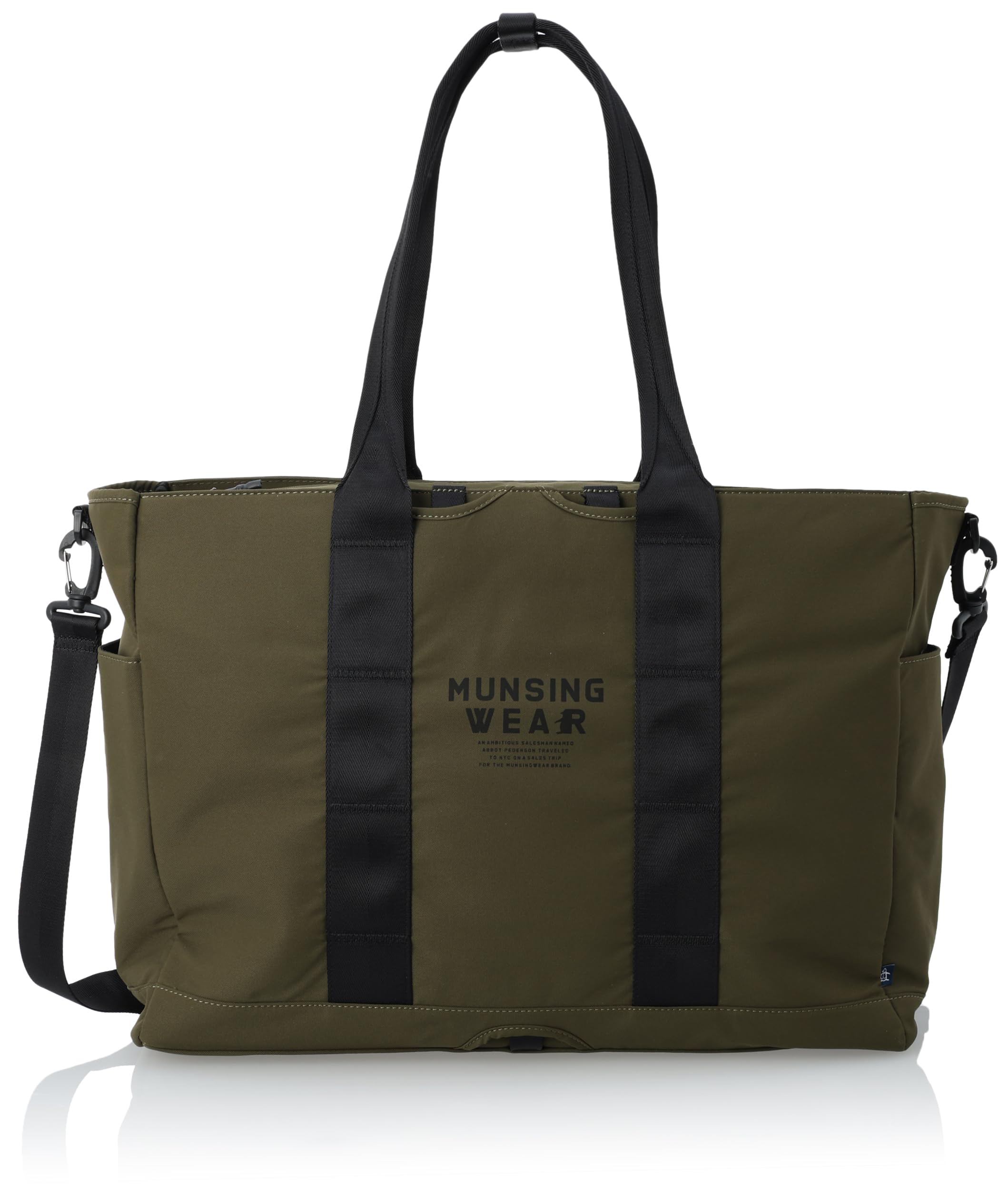 

[Munsingwear] Tote Bag Boston Bag Storage Capacity Golf MQBWJA01 Men s KH00 (Khaki)