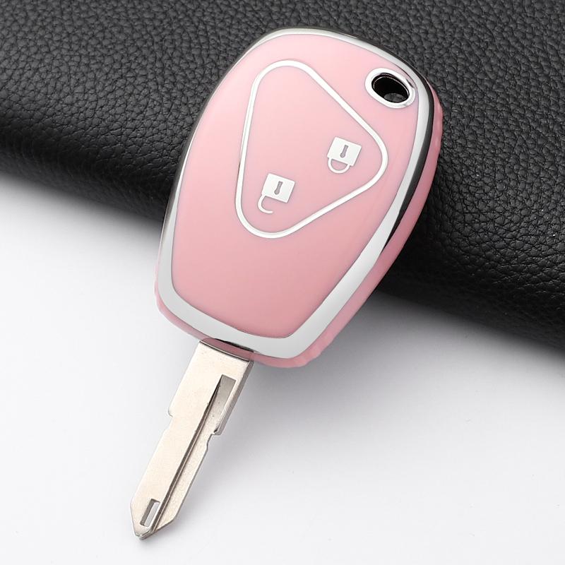 Fashion TPU Car Key Case Cover Shell Fob For Renault Megane Modus Espace Laguna Duster Logan DACIA Sandero Fluence Clio Kangoo