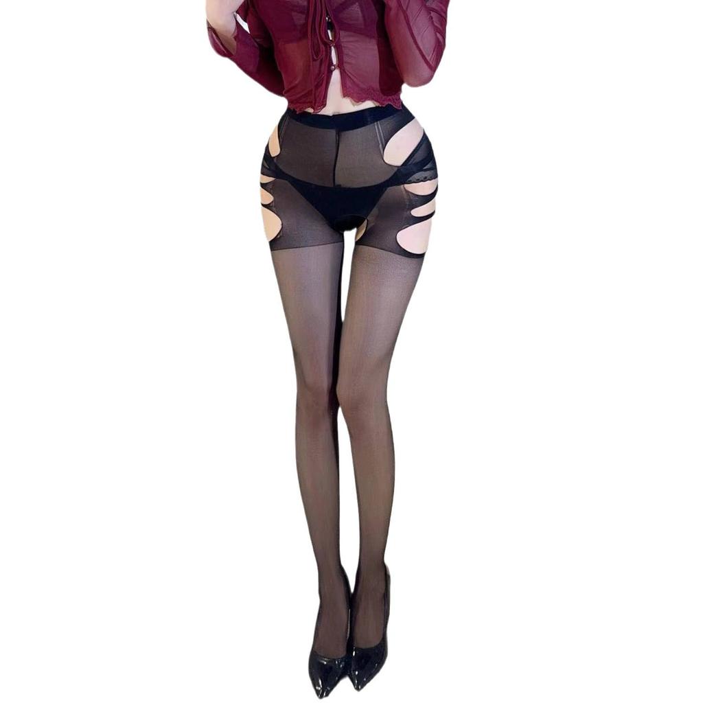 Sex Stockings Sexy Lace Slim-fit Pantyhose Slim Passion Suspenders Butterfly Fungus Stockings