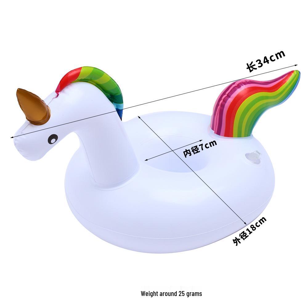 Available: Inflatable Cup Holders - Flamingo, Donut, Lemon, Watermelon, Pineapple, Crab, and Heart.