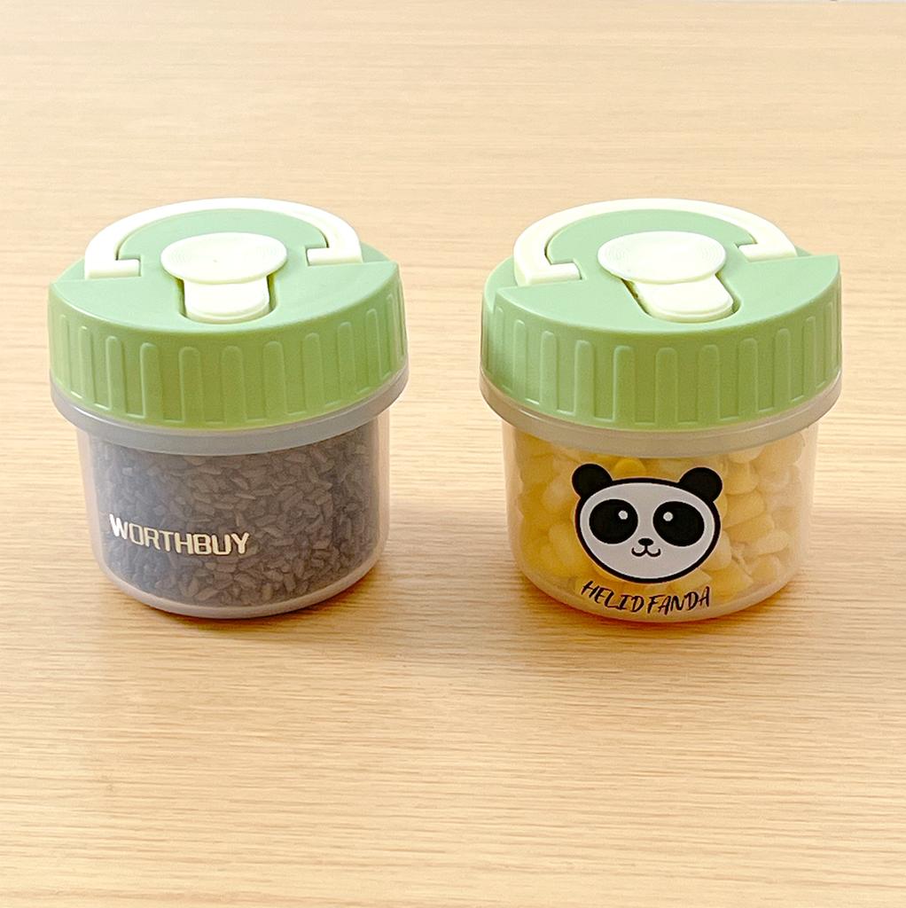 100ml Small Food Storage Box Moisture-Proof Dried Fruit Snack Sealed Jar Reusable Fridge Fruit Fresh Keeping Box Food Container