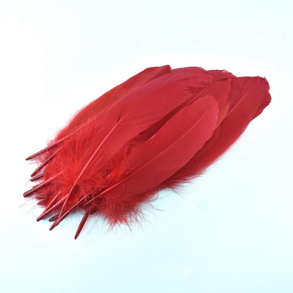 50Pcs Natural Goose Feathers Plume Craft DIY Royal Blue Feather Wedding Party Plumas Jewelry Making Decor Accessories 13-18CM